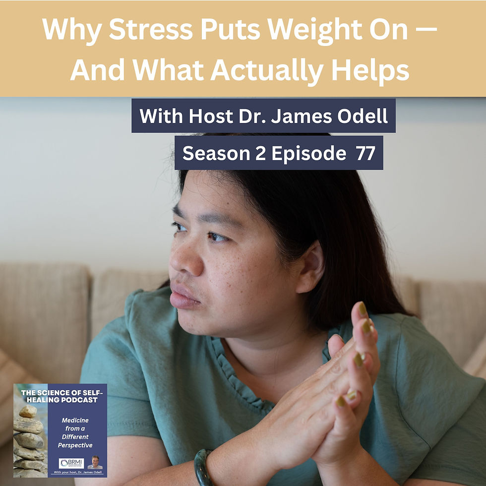 Why Stress Puts Weight On — And What Actually Helps