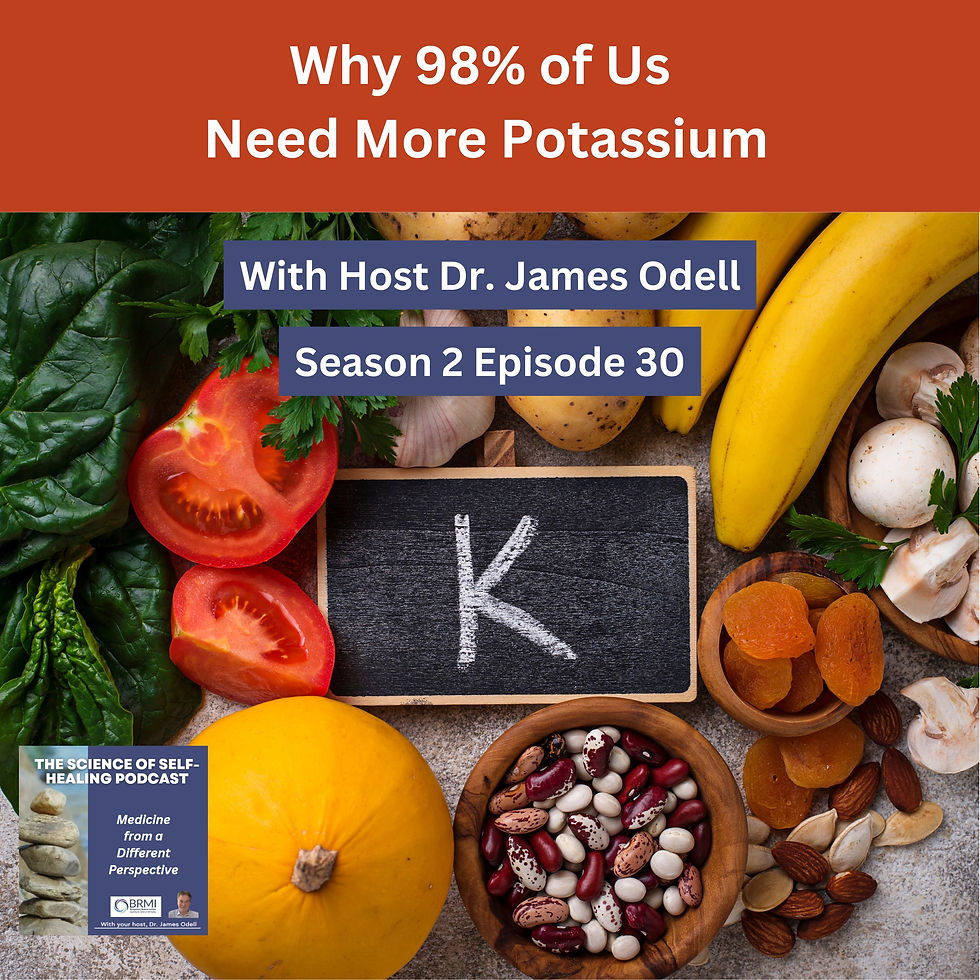 podcast episode cover art for: why 98% of Us Need More Potassium
