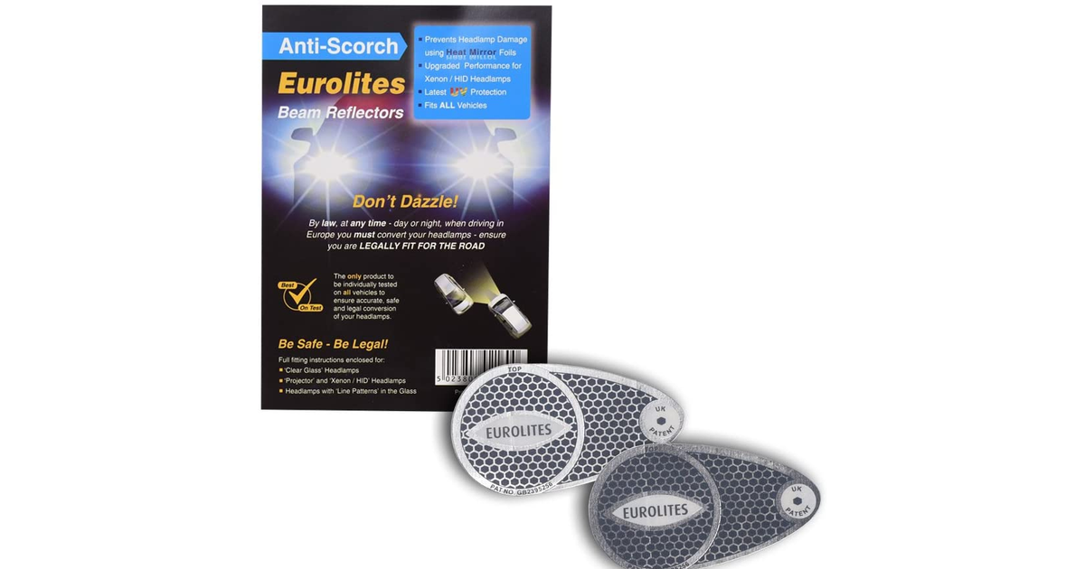 Eurolites Headlamp Adaptors for Driving in Europe
