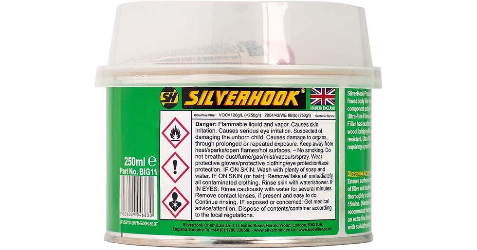 Thumbnail: SILVERHOOK BIG11 Body Filler, 250-Millilitre
