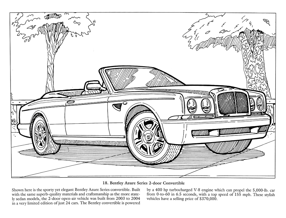 Thumbnail: Luxury Cars Coloring Book (Dover History Coloring Book) the New