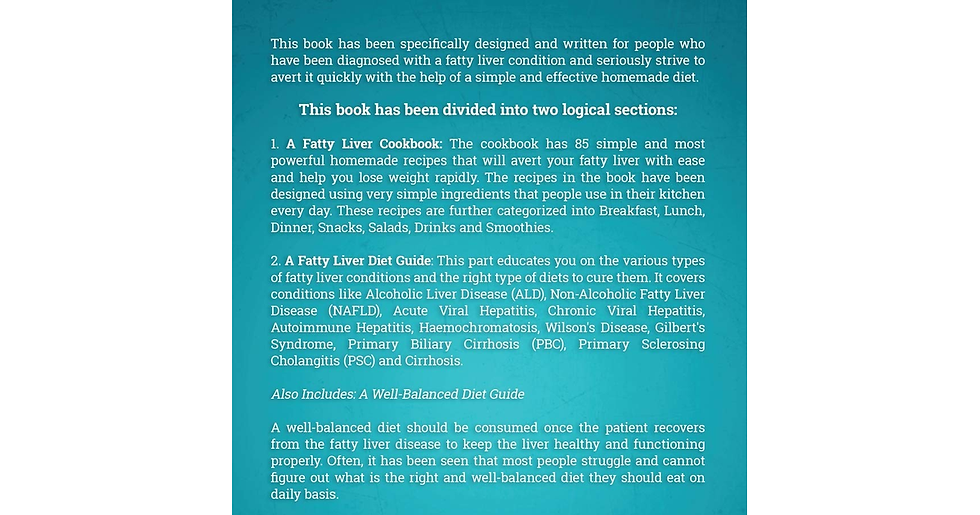 Thumbnail: Fatty Liver Cookbook & Diet Guide: 85 Most Powerful Recipes to Avert Fatty Liver