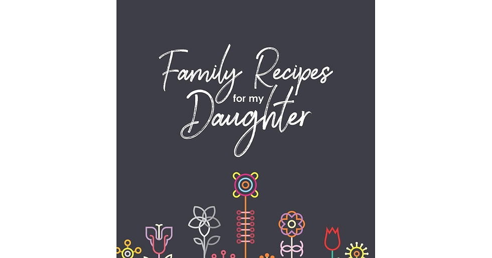 Thumbnail: Family Recipes for My Daughter: Personalized Blank Cookbook and Custom Recipe Jo