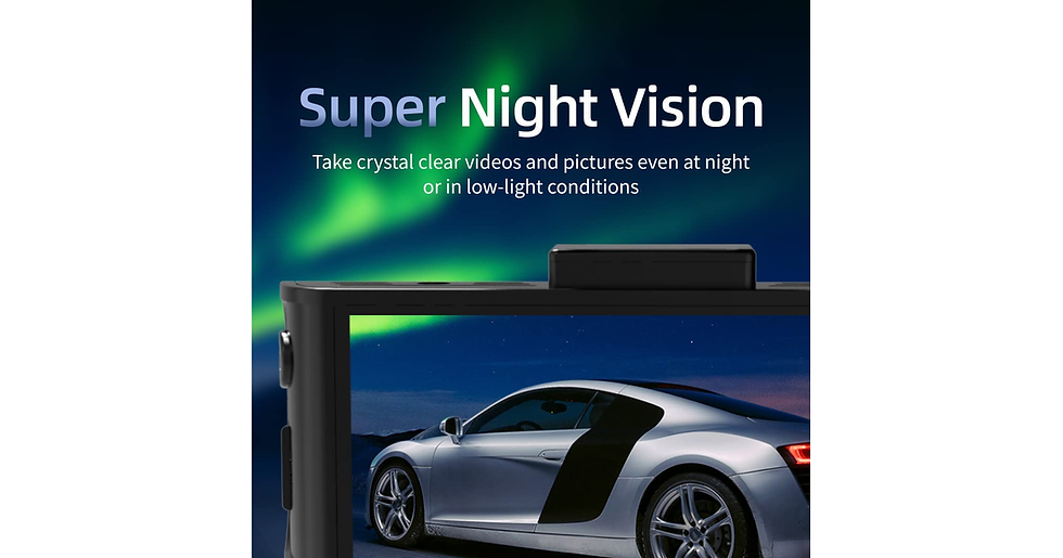 Thumbnail: REDTIGER 4K Dash Cam Front Rear Camera Built in Wifi GPS Full HD Dual Dashcam fo