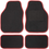 Thumbnail: Safe Travel 27600 Universal Car Mats, Left Hand Drive (LHD), Carpet Heel, Black 
