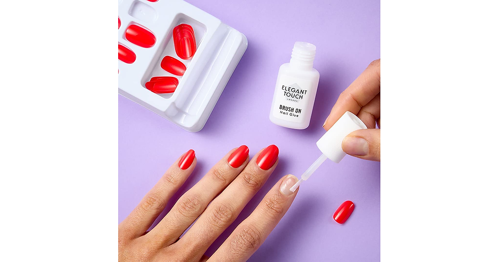 Thumbnail: Elegant Touch Brush on Nail Glue Clear 6Ml