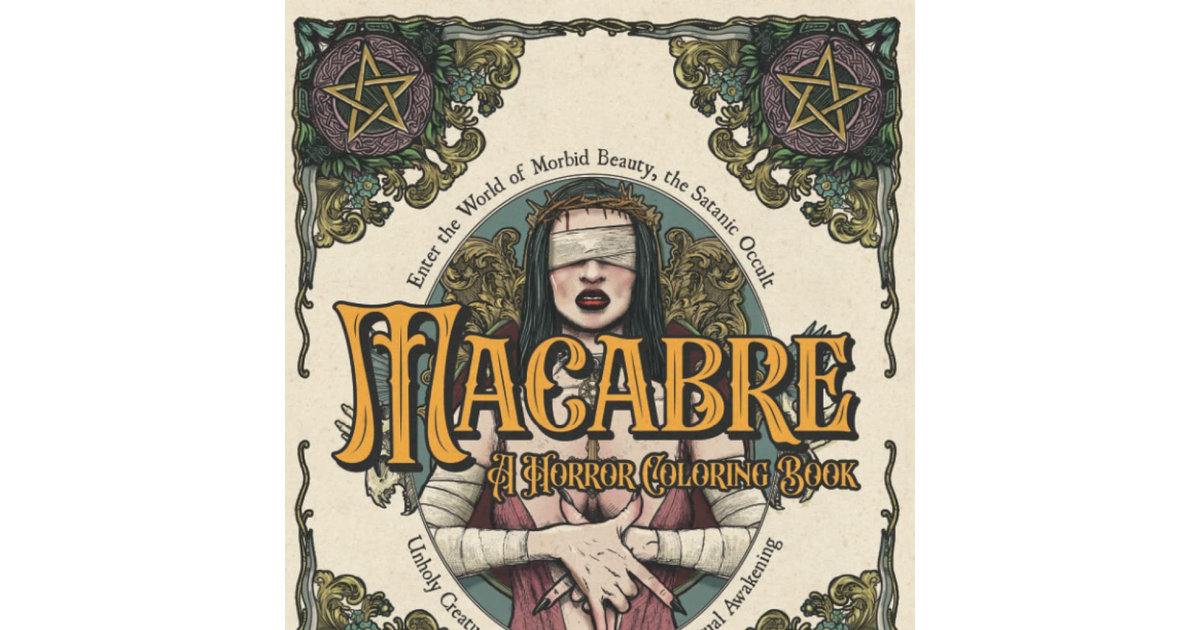 Macabre a Horror Coloring Book
