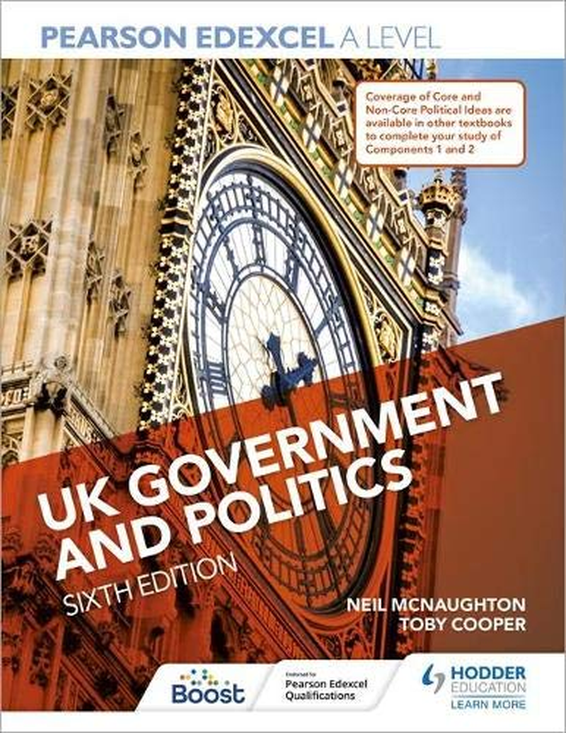 Pearson Edexcel a Level UK Government and Politics Sixth Edition new new