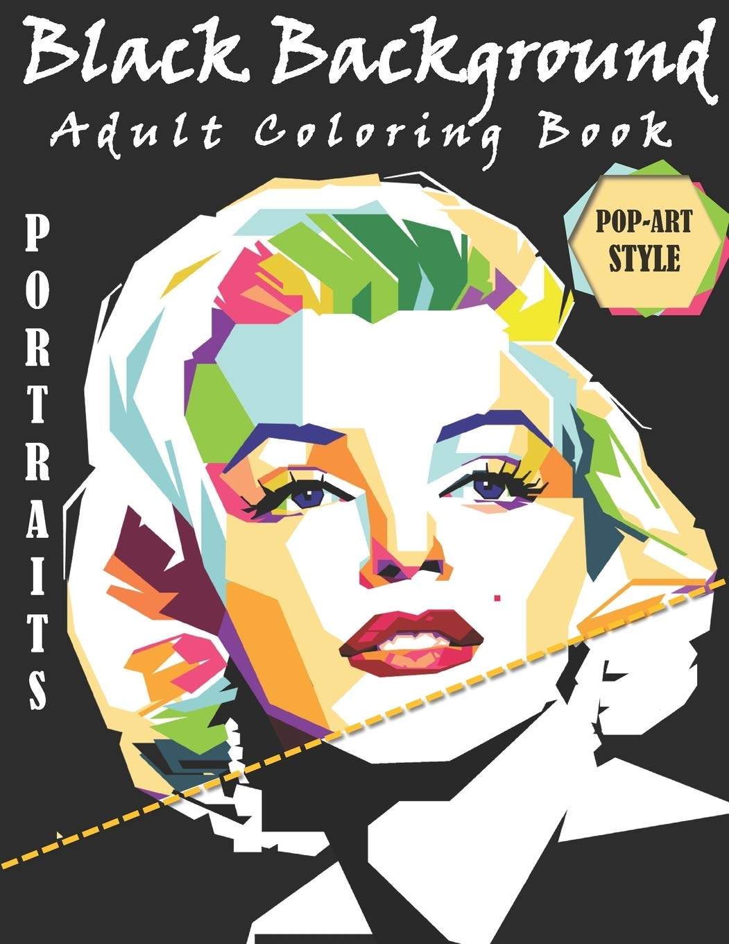 Black Background Adult Coloring Book: the Hidden Charm Coloring Book Black Backg