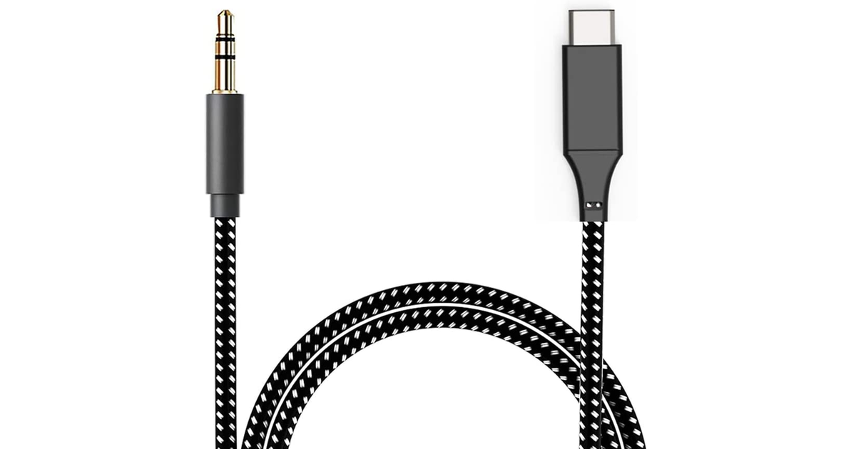 Aux to USB C, USB C to Aux Cable for Samsung S20 for Car Usb C to 3.5Mm Jack Aud