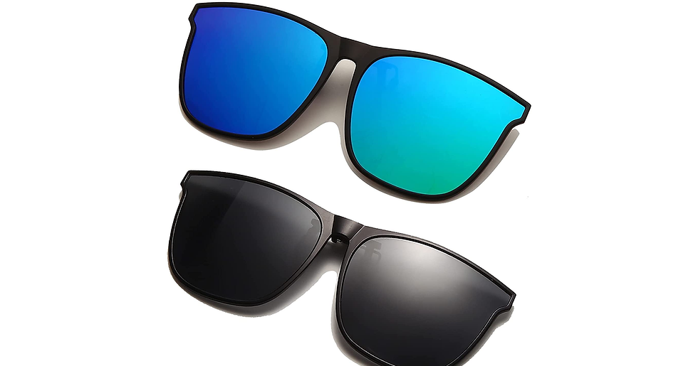 Thumbnail: Long Keeper Polarised Clip on Sunglasses - Sunglasses Clip on Glasses for Men Wo