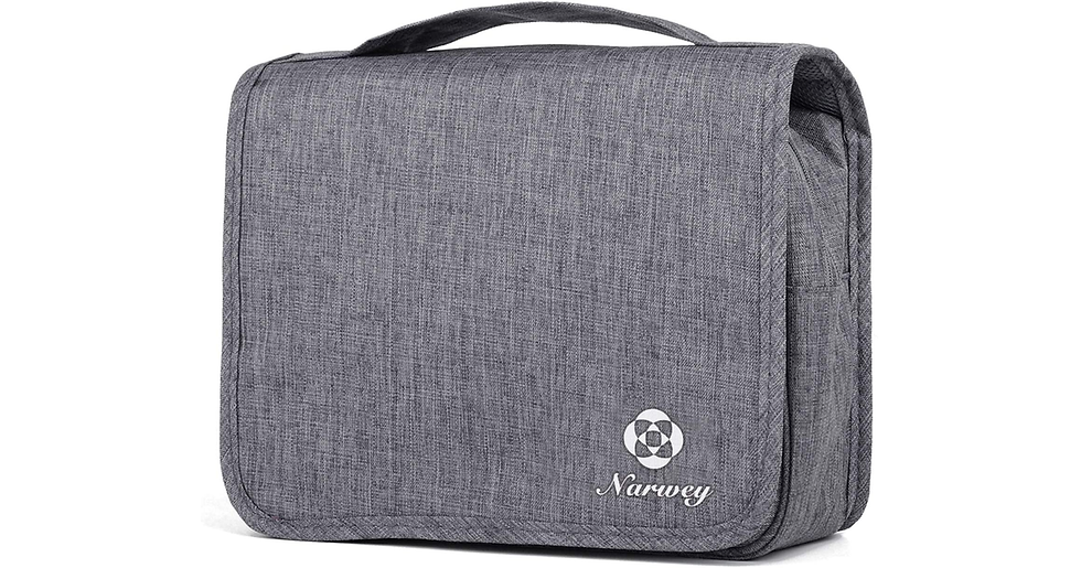 Thumbnail: Travel Hanging Toiletry Wash Bag Makeup Cosmetic Organizer for Women Girls Kids 