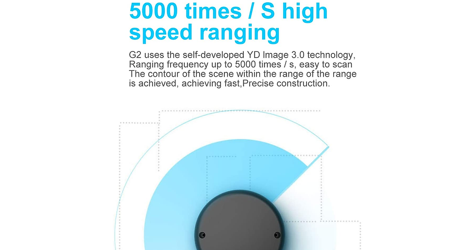 Thumbnail: EAI YDLIDAR G2 Lidar Range Finder Sensor Module 12M 5K Ranging Frequency for Ind