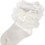 Thumbnail: Baby/Girl Pack of 2 WHITE Super Soft Lace Frilly Ankle Socks Age 1 2 3 4 5 6 7