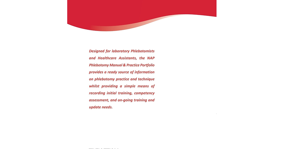 Thumbnail: National Association of Phlebotomists: Phlebotomy Manual & Practice Portfolio