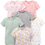 Thumbnail: Simple Joys by Carter'S Baby Girls' Short-Sleeve Bodysuit, Pack of 6