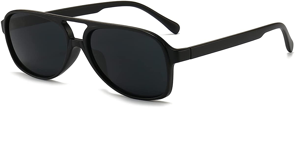 Thumbnail: Long Keeper Retro Polarised Sunglasses for Women Men Oversize Vintage 70S Pilot 
