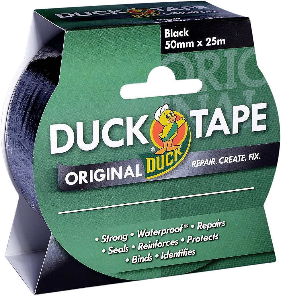 Thumbnail: Original Black, 50Mm X 25M. the Original High Strength Waterproof Gaffer and Duc