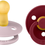 Thumbnail: BIBS Colour Soother 2-Pack, BPA Free Dummy Pacifier, round Nipple. Natural Rubbe