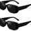 Thumbnail: GQUEEN Oversized Polarised Trendy Sunglasses for Women Ladies UV400