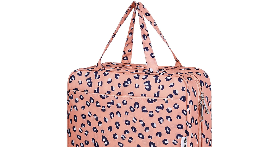 Thumbnail: Large Hanging Toiletry Wash Bag Makeup Cosmetic Organizer for Women Girls Kids W
