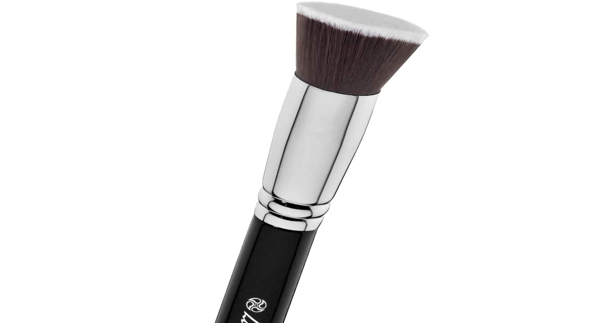 Foundation Brush Kabuki Flat Top - Perfect for Blending Liquid Make Up, Cream or