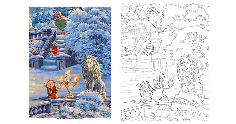 Thumbnail: Disney Dreams Collection Thomas Kinkade Studios Disney Princess Coloring Book