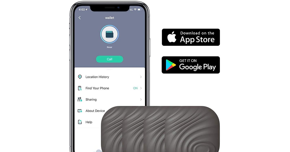 Thumbnail: Nutale Key Finder, Bluetooth Tracker Item Locator with Key Chain for Keys Pet Wa