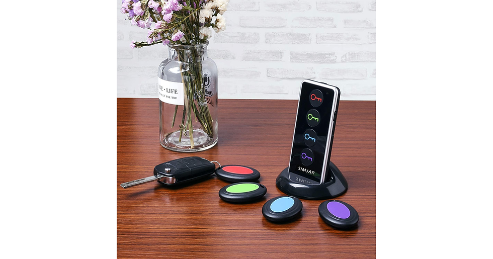 Thumbnail: Key Finder with Extra 4 Long Chains & up to 131Ft Working Range in Open Space, S