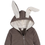Thumbnail: Kids Tales Newborn Baby Winter Warm Outfits Cute Rabbit Ear Hooded Zipper Romper