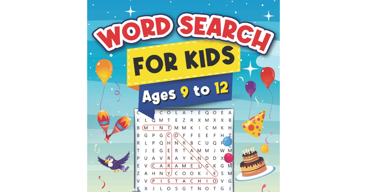 Word Search for Kids Ages 9 to 12: 100 Word Search Puzzles for Smart Kids! the B