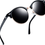 Thumbnail: Joopin Semi-Rimless Polarised Sunglasses Man - UV400 Protection Retro Half Frame