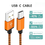 Thumbnail: USB C Charger Cable 2M 3Pack Aioneus Type C Cable Fast Charging Braided Long Lea