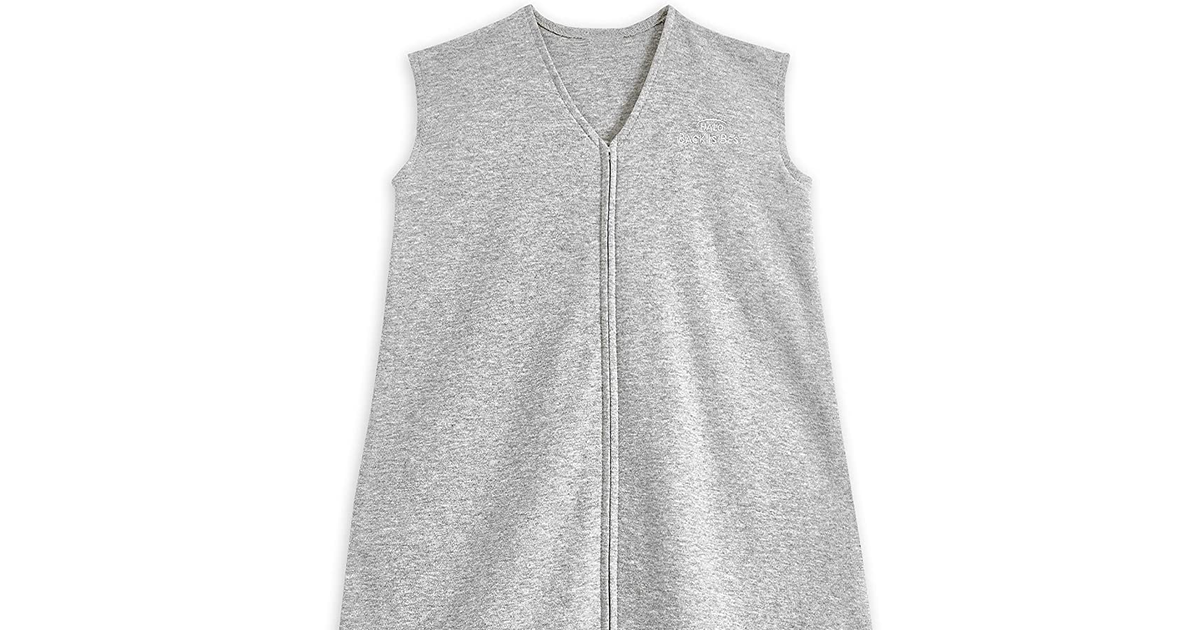 HALO® Sleep Sleepsack® Sleeping Bag, 0.5 TOG 100% Cotton Heather Grey Sleeping B
