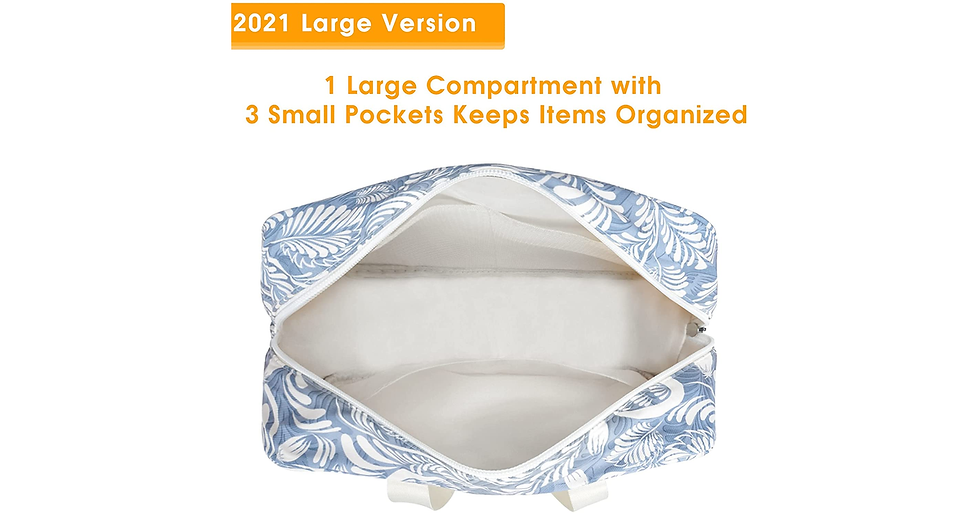 Thumbnail: Full Size Toiletry Bag Large Cosmetic Bag Travel Makeup Bag Organizer for Women 