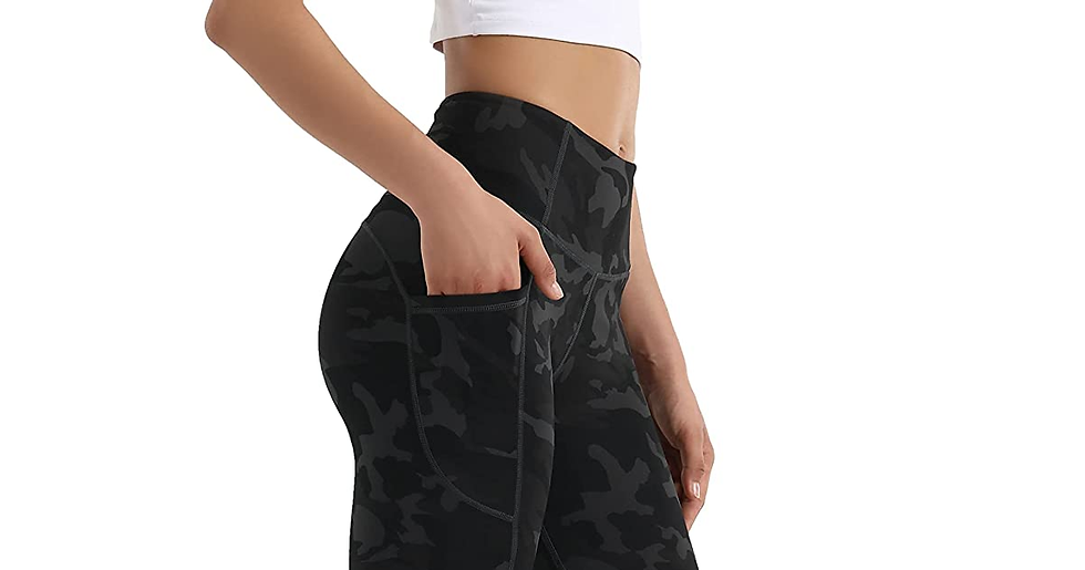 Thumbnail: OVRUNS High Waist Gym Leggings for Women - Workout Running Butt Lift Compression