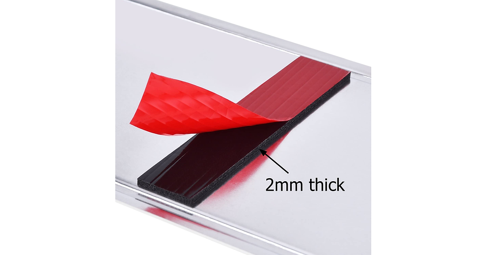 Thumbnail: 20 Pack Double Sided Sticky Foam Pads for Number Plates Car License Plates Fixin