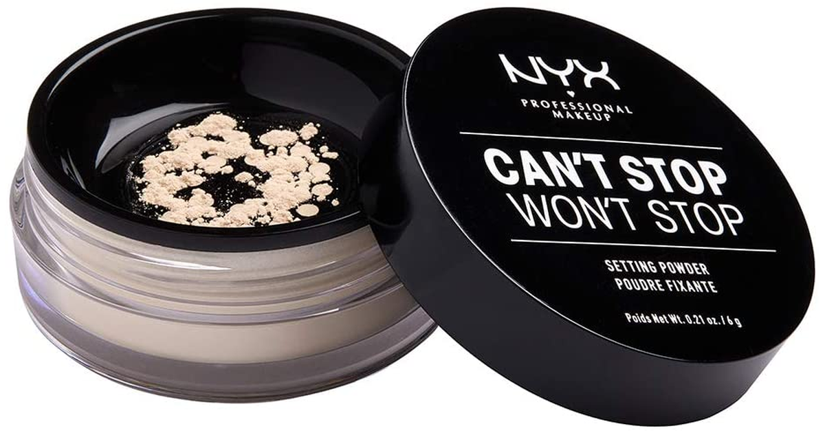 NYX Professional Makeup Can'T Stop Won'T Stop Setting Powder, Loose Format, Matt