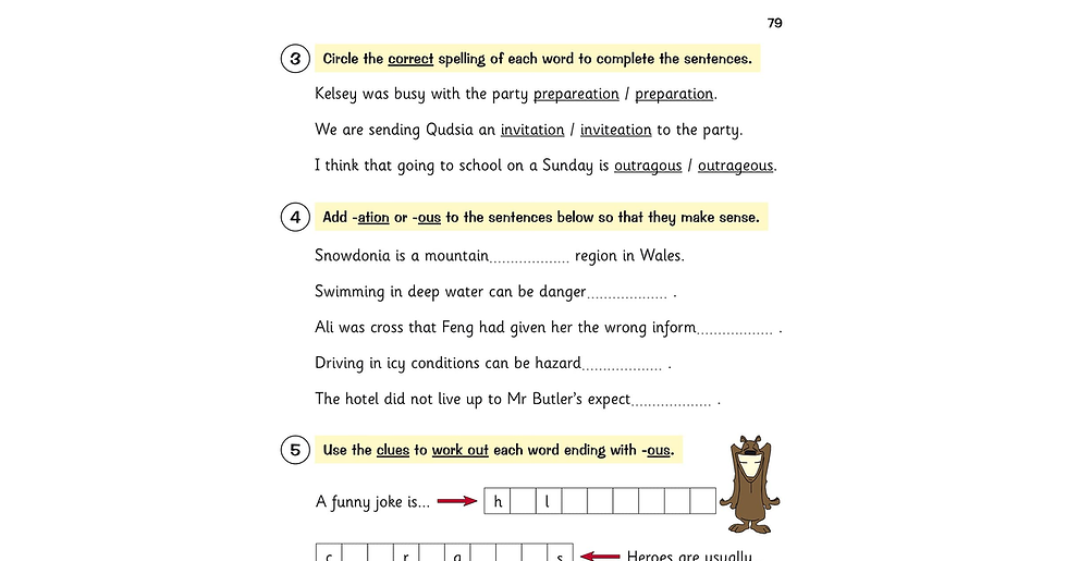 Thumbnail: New KS2 English Year 3 Grammar, Punctuation & Spelling Targeted Question Book (W