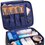 Thumbnail: Travel Makeup Bag Large Cosmetic Bag Make up Case Organizer for Women and Girls 
