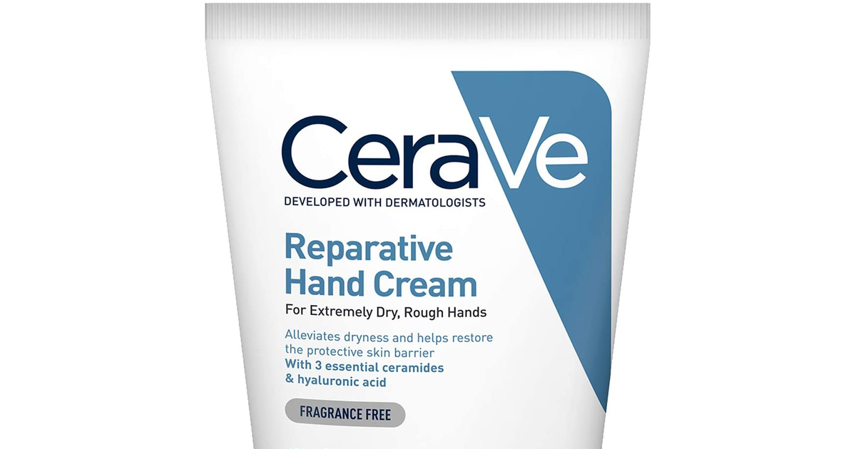 Reparative Hand Cream for Dry & Rough Hands 50Ml with Glycerin & 3 Essential Cer