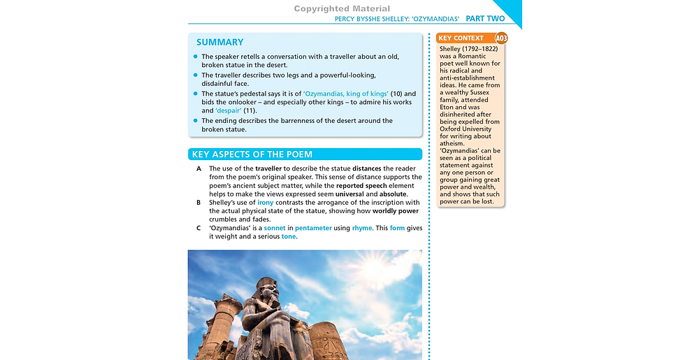 Thumbnail: AQA Poetry Anthology - Power and Conflict: York Notes for GCSE (9-1): Second Edi
