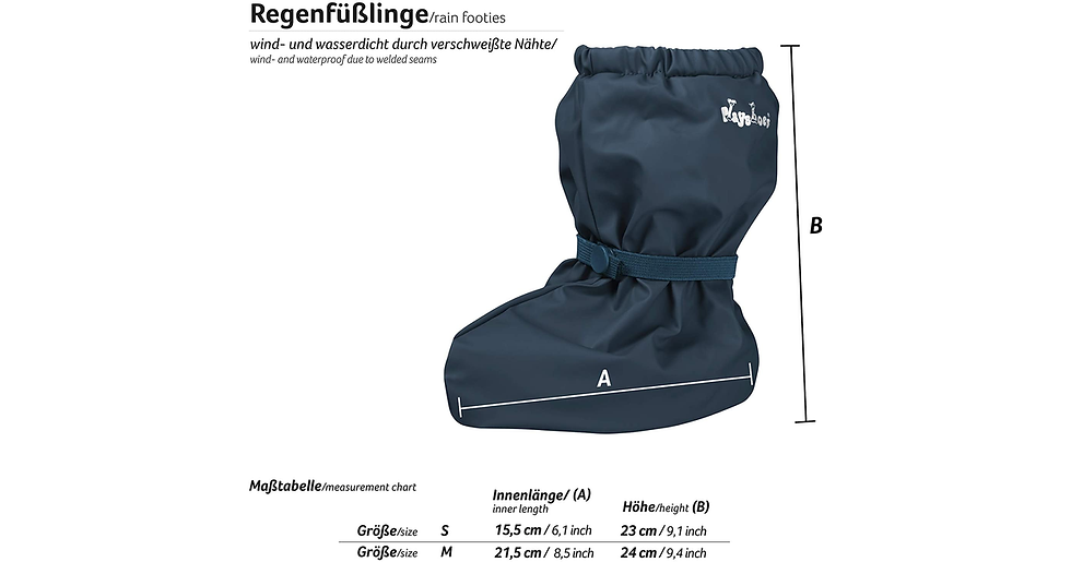 Thumbnail: Playshoes Unisex Kid'S Waterproof Footies with Fleece Lining Pantuflas