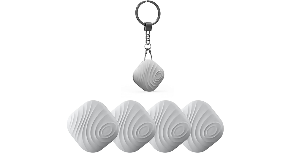 Thumbnail: Nutale Key Finder, 4-Pack White Bluetooth Tracker Item Locator with Key Chain fo