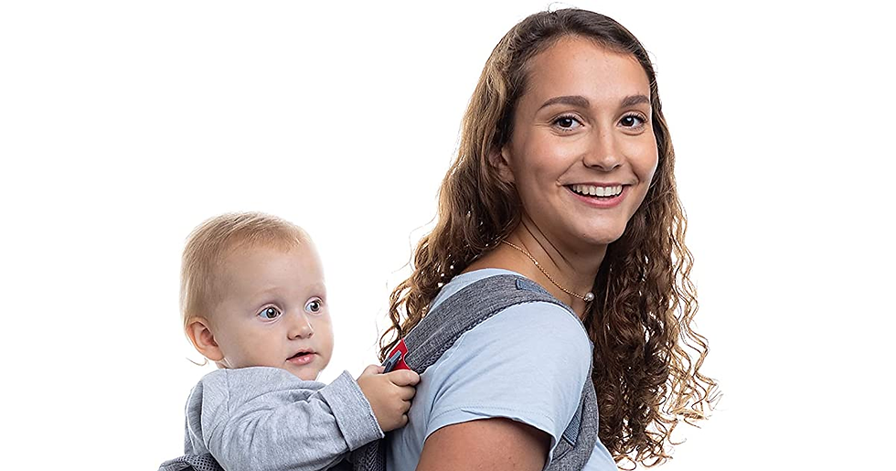 Thumbnail: You+Me 4-In-1 Convertible Baby Carrier with 3D Cool Air Mesh - Heather Grey - We