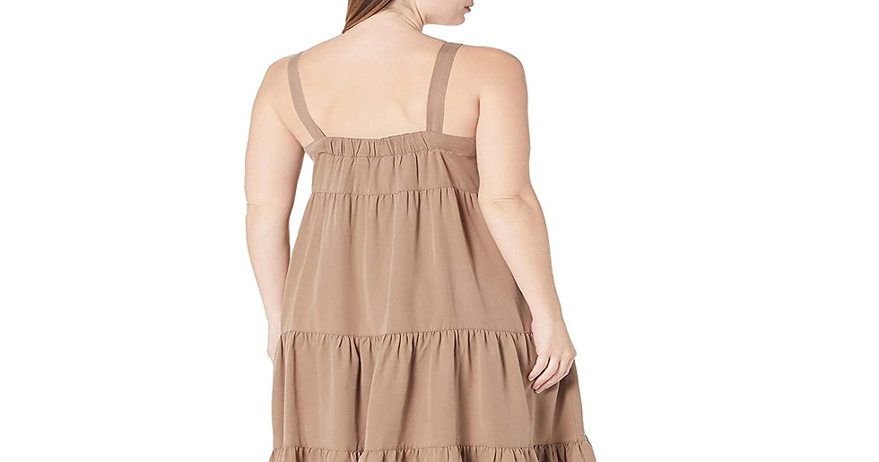 Thumbnail: Brand - Women'S Brit Tiered Ankle Maxi Tent Dress by the Drop