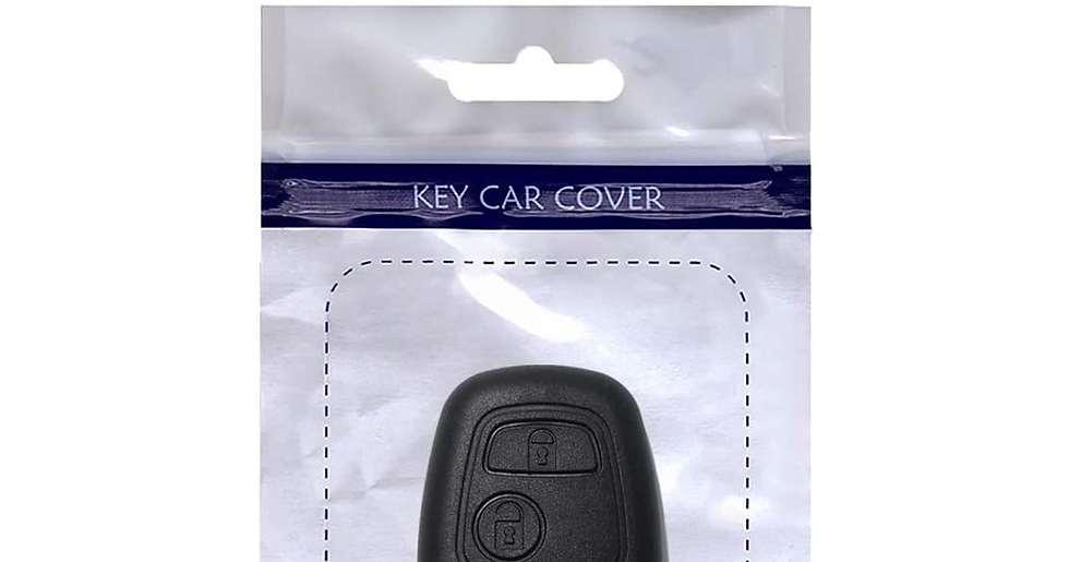 Thumbnail: LAGE Replacement Key Shell with Screw Remote Control 2 Buttons Black