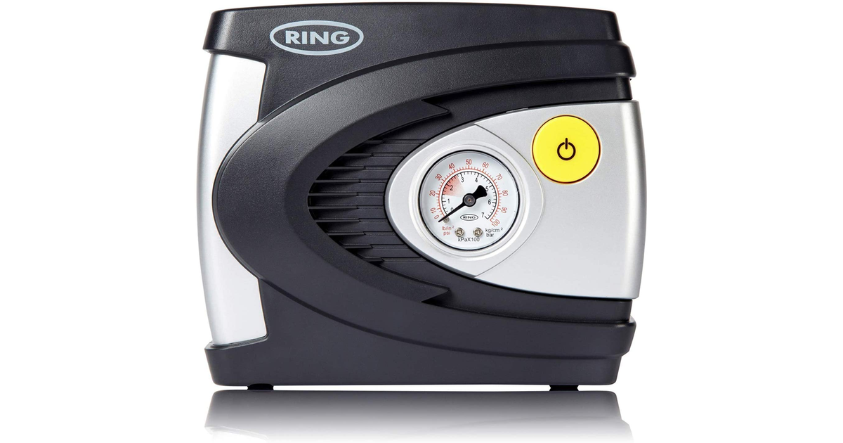 Ring RAC610 In-Car Air Compressor for Cars and Commercial Vehicles 12 V / 85 W /