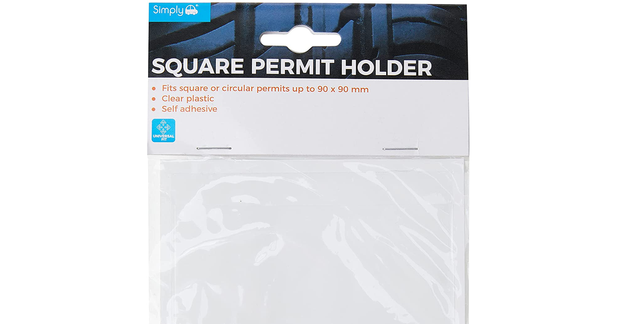 Simply SPH01 Square Car Permit Holder