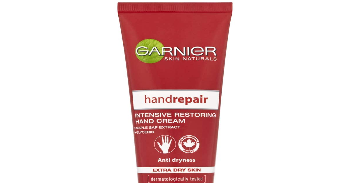 Garnier Hand Repair Intensive Restoring Hand Cream 100Ml, with Nourishing Canadi
